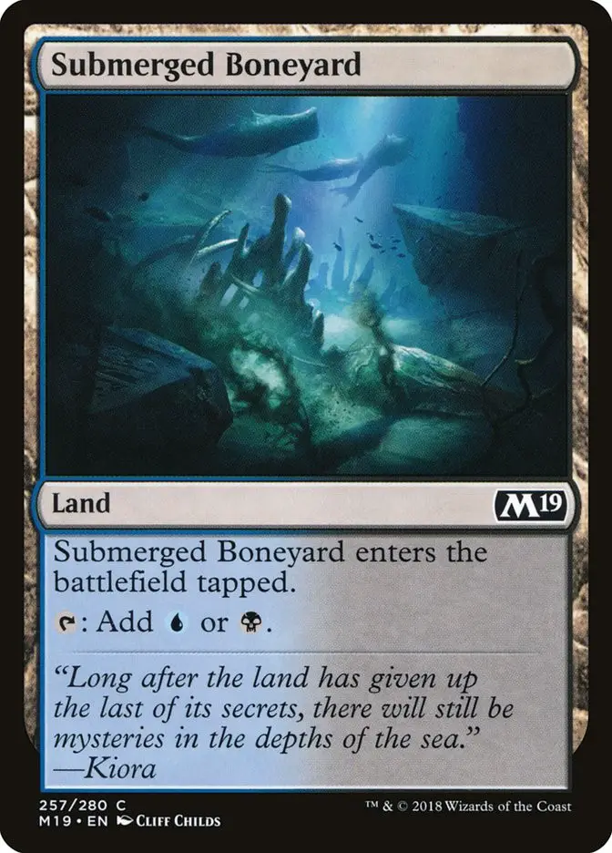 Submerged Boneyard (Core Set 2019)