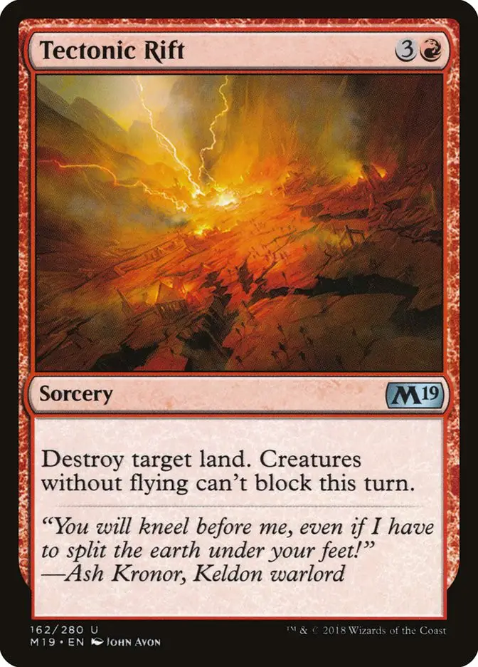 Tectonic Rift (Core Set 2019)