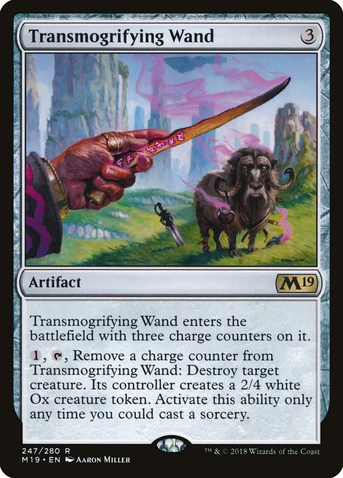 Transmogrifying Wand (Core Set 2019)