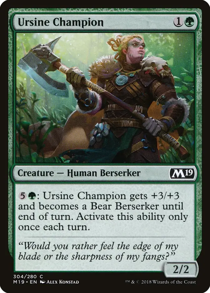 Ursine Champion (Core Set 2019)