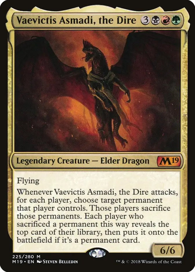 Vaevictis Asmadi  the Dire (Core Set 2019)