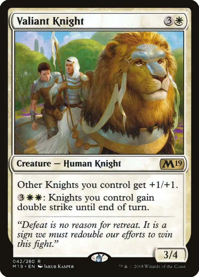 Valiant Knight (Core Set 2019)