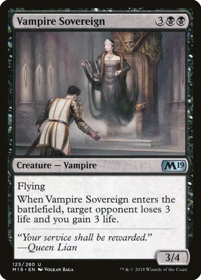Vampire Sovereign (Core Set 2019)