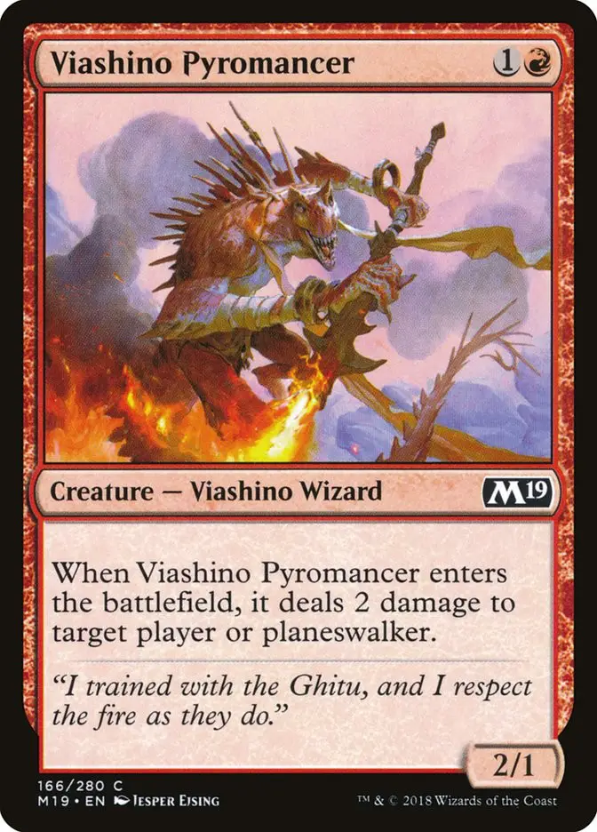 Viashino Pyromancer (Core Set 2019)