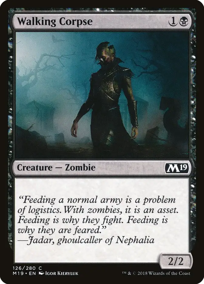 Walking Corpse (Core Set 2019)