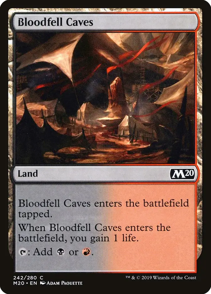 Bloodfell Caves (Core Set 2020)