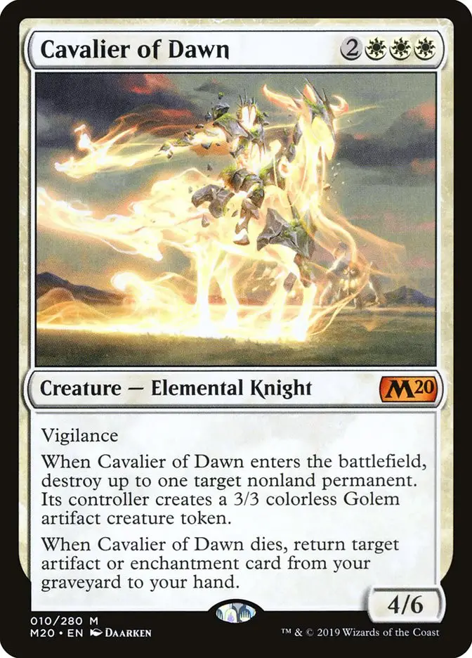 Cavalier of Dawn (Core Set 2020)