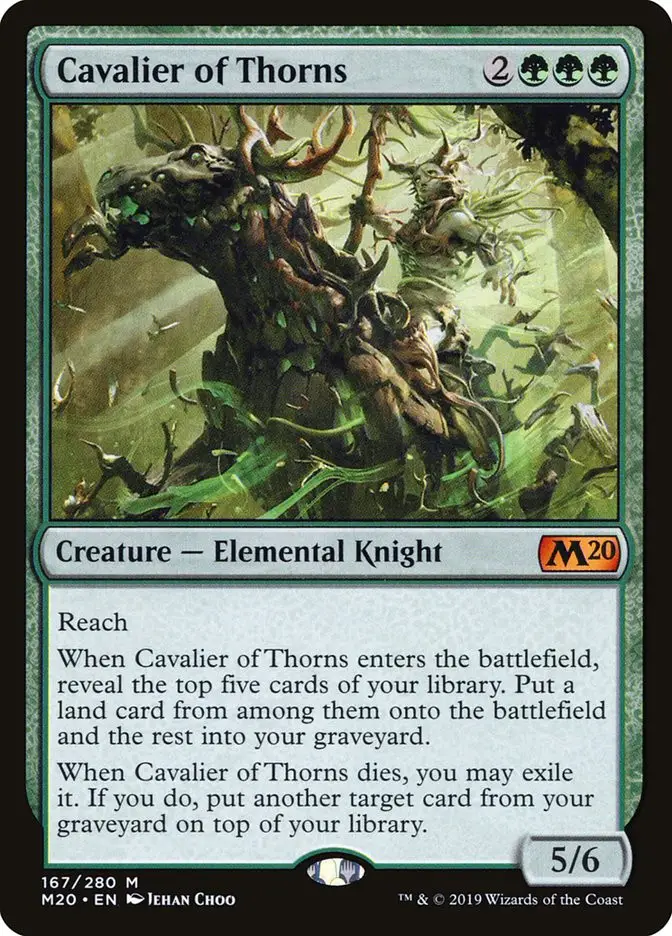 Cavalier of Thorns (Core Set 2020)