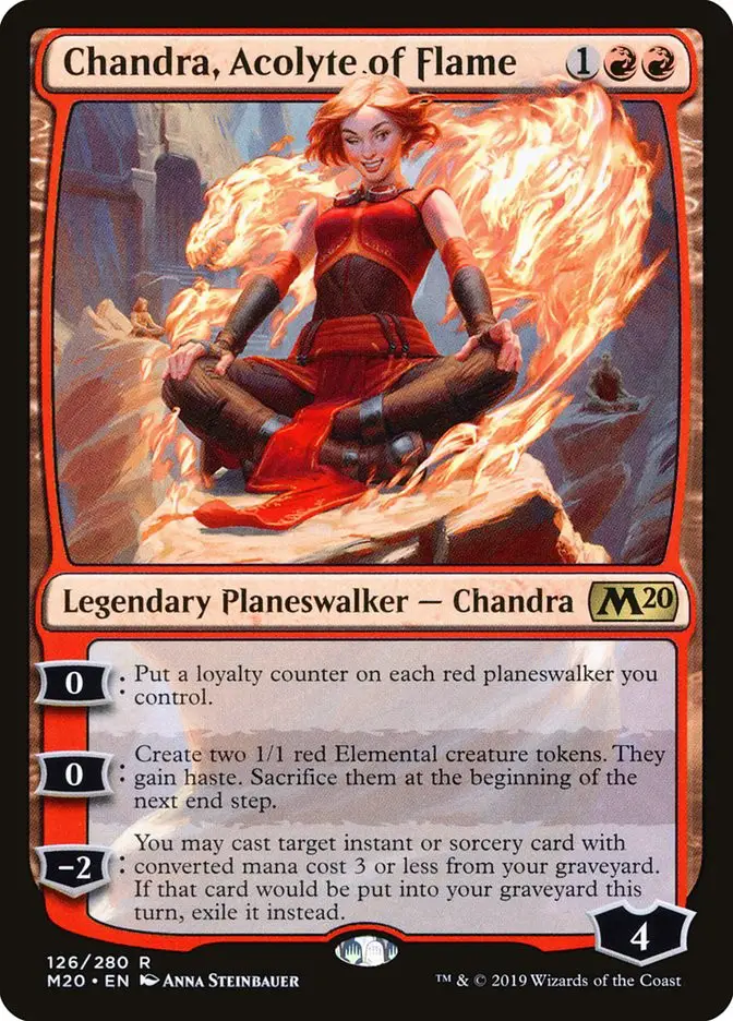 Chandra  Acolyte of Flame (Core Set 2020)