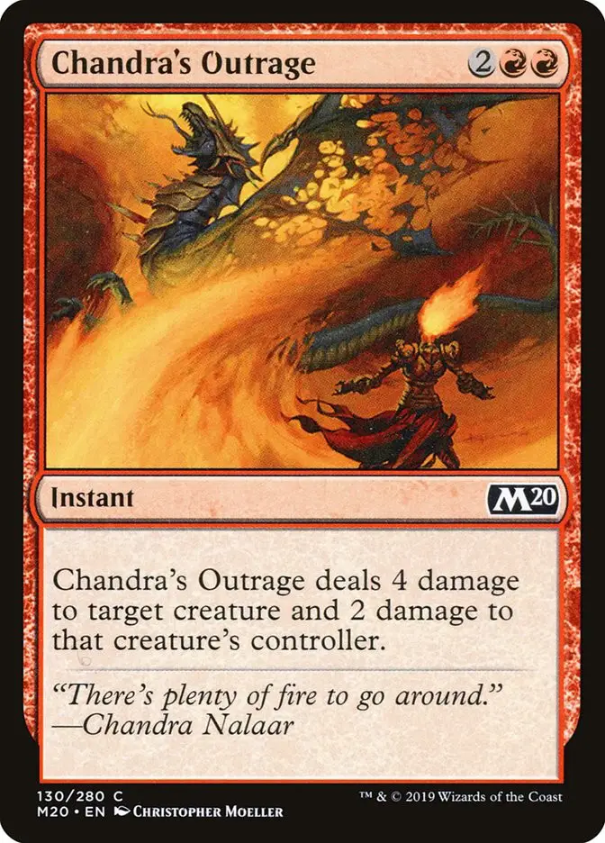 Chandra s Outrage (Core Set 2020)