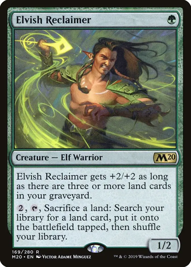 Elvish Reclaimer (Core Set 2020)