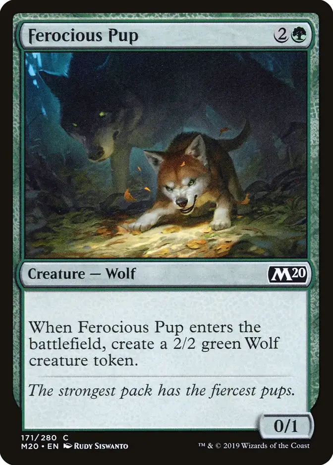 Ferocious Pup (Core Set 2020)