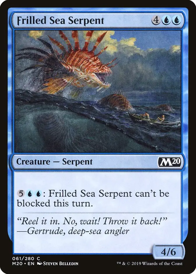 Frilled Sea Serpent (Core Set 2020)