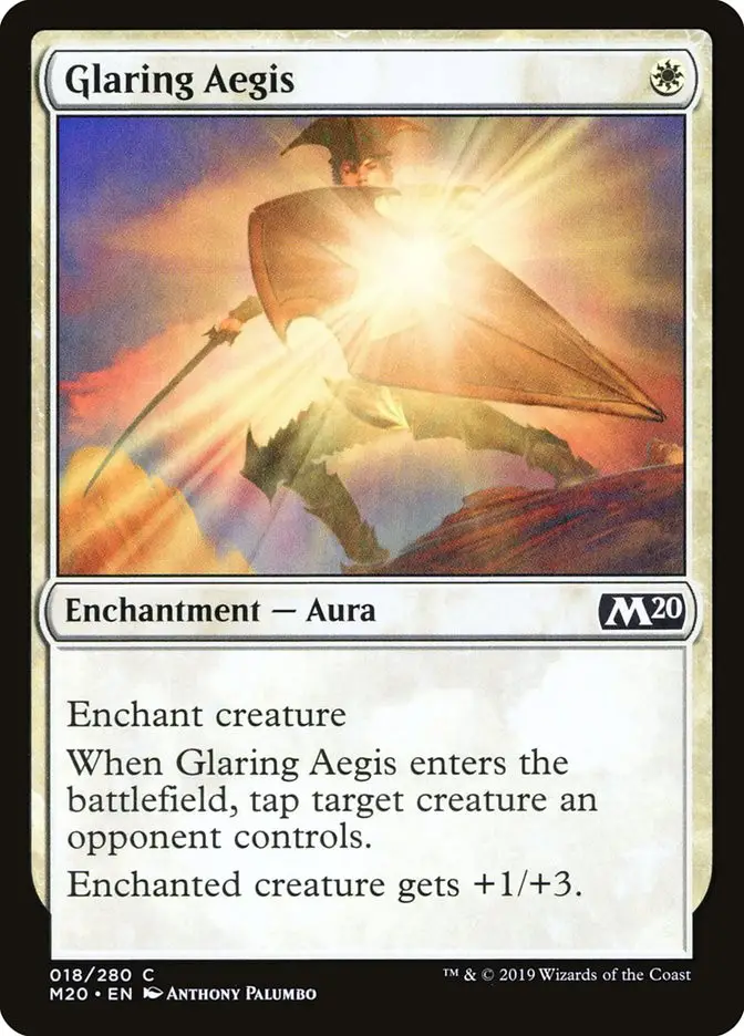 Glaring Aegis (Core Set 2020)