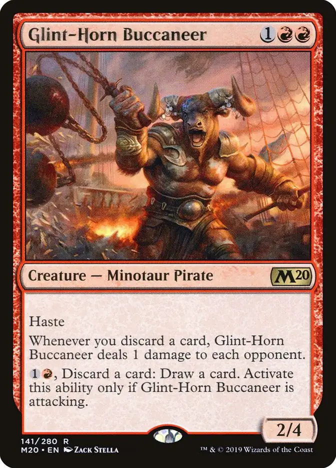 Glint Horn Buccaneer (Core Set 2020)