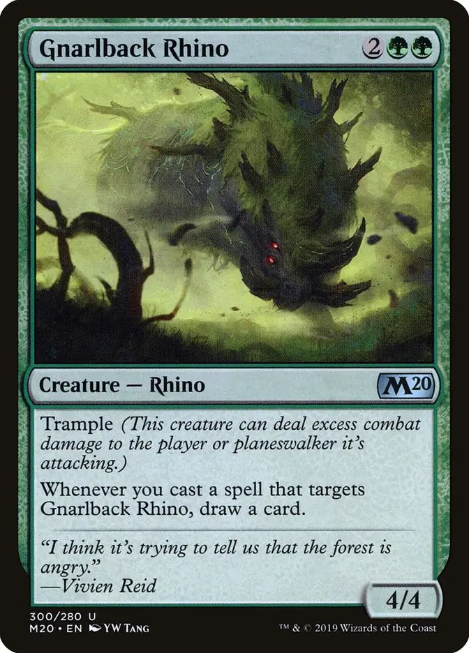 Gnarlback Rhino (Core Set 2020)
