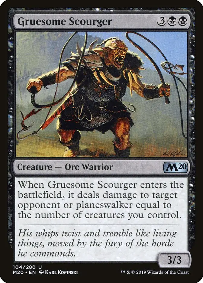 Gruesome Scourger (Core Set 2020)