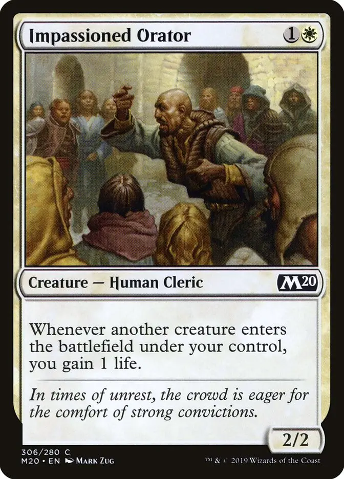 Impassioned Orator (Core Set 2020)