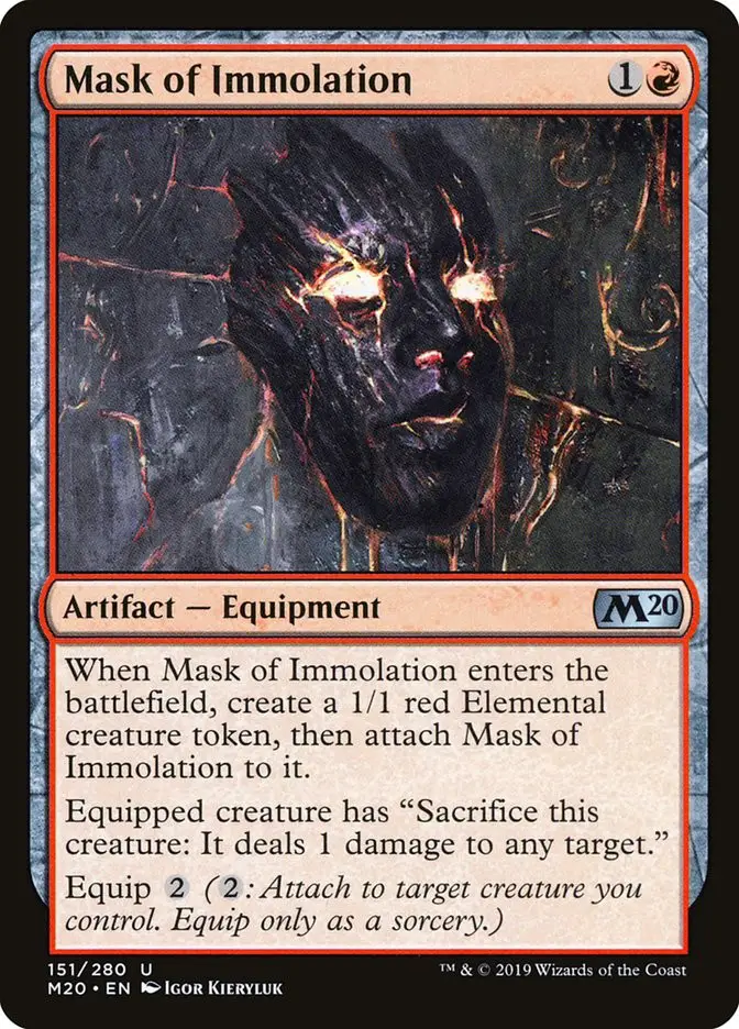 Mask of Immolation (Core Set 2020)