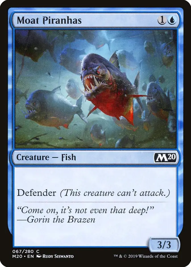 Moat Piranhas (Core Set 2020)