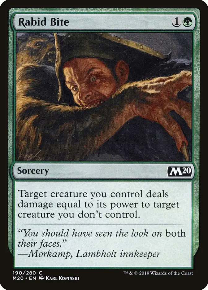 Rabid Bite (Core Set 2020)