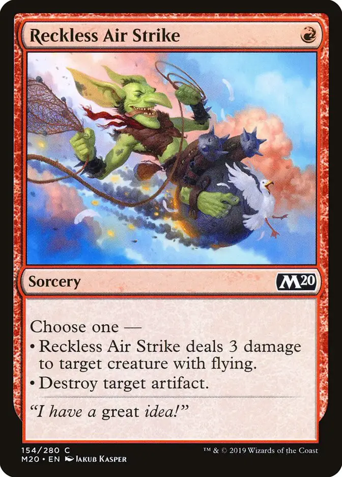 Reckless Air Strike (Core Set 2020)