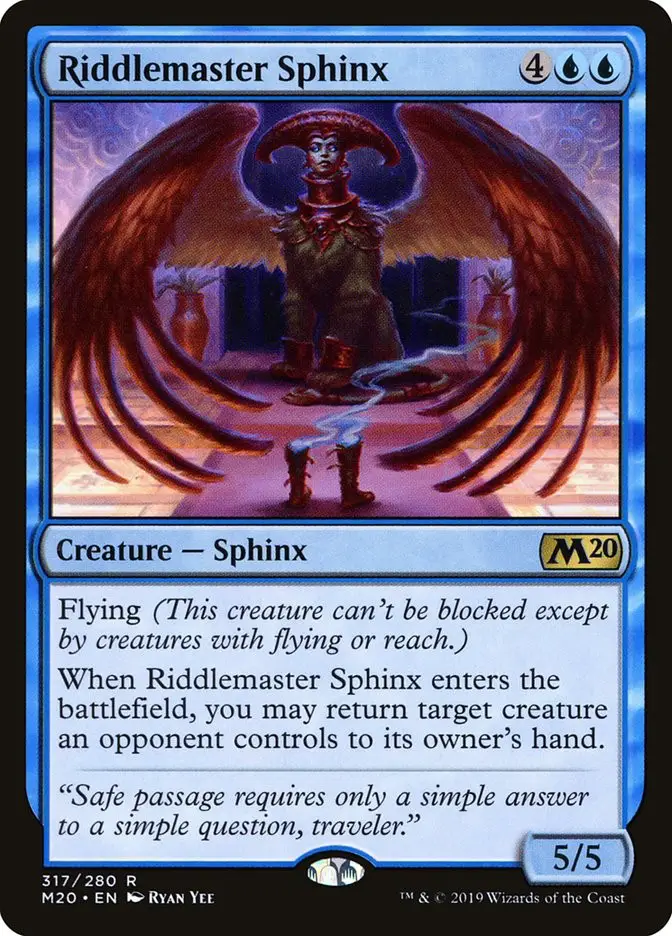 Riddlemaster Sphinx (Core Set 2020)