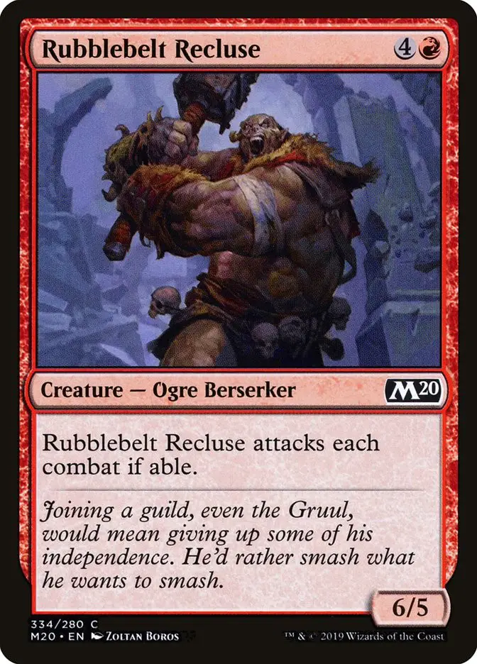 Rubblebelt Recluse (Core Set 2020)