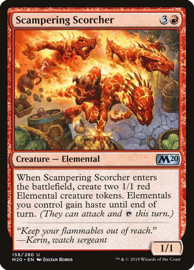 Scampering Scorcher (Core Set 2020)