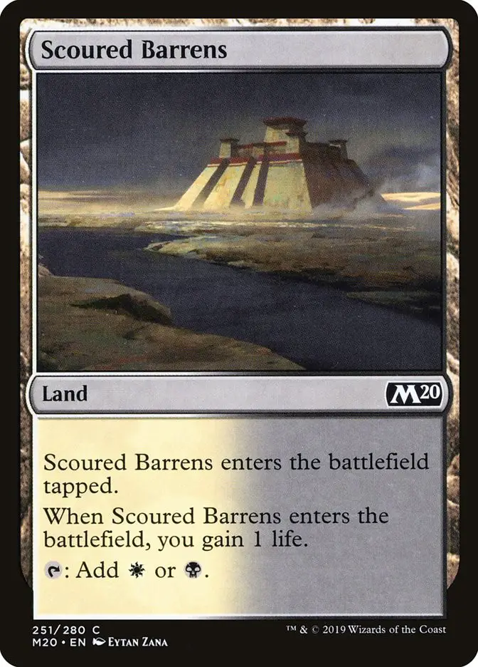 Scoured Barrens (Core Set 2020)