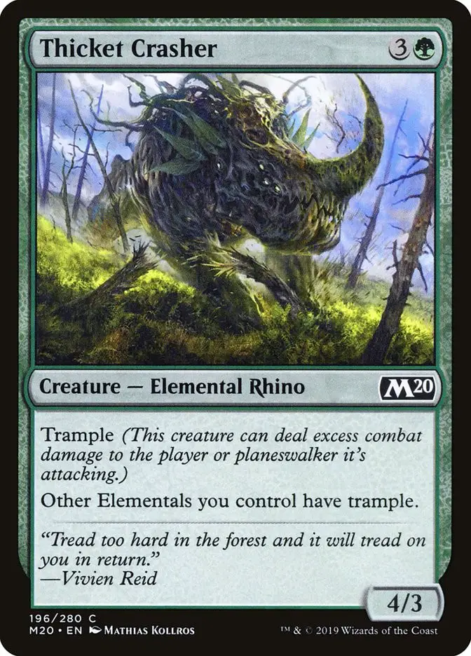 Thicket Crasher (Core Set 2020)