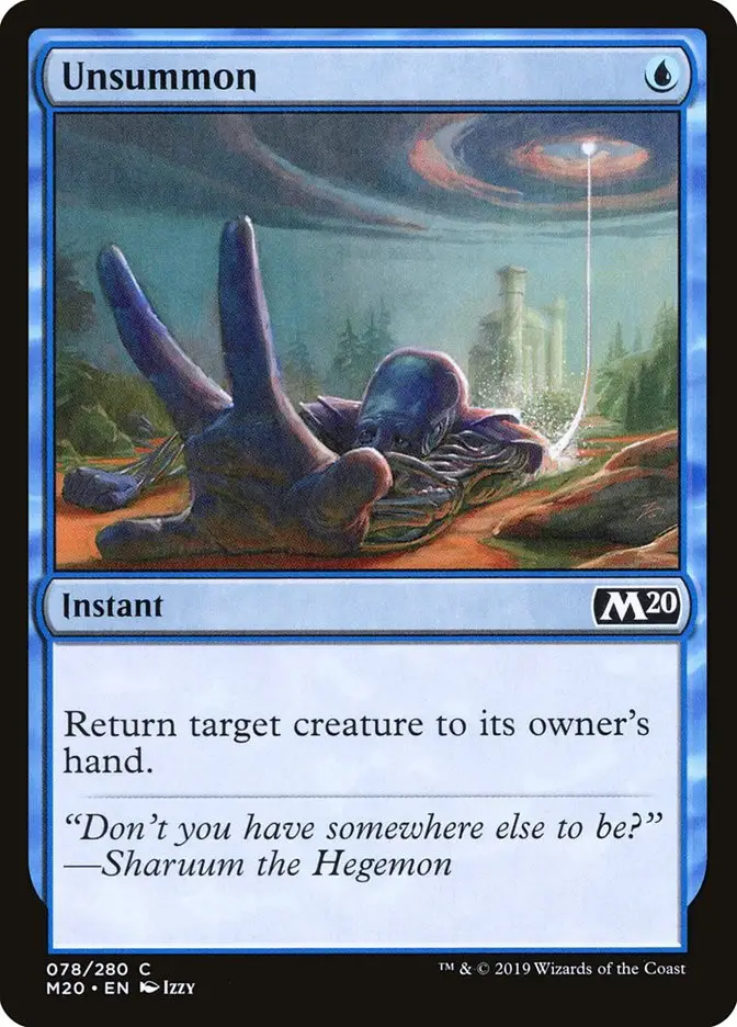 Unsummon (Core Set 2020)