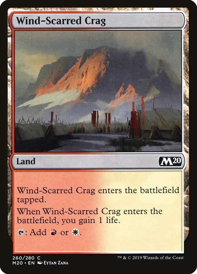 Wind Scarred Crag (Core Set 2020)