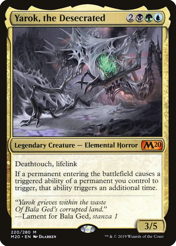 Yarok  the Desecrated (Core Set 2020)