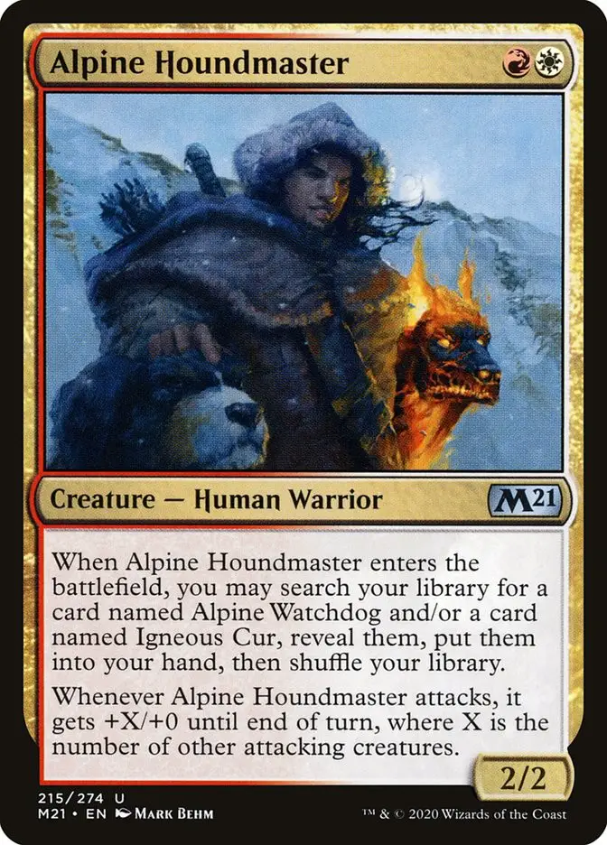 Alpine Houndmaster (Core Set 2021)