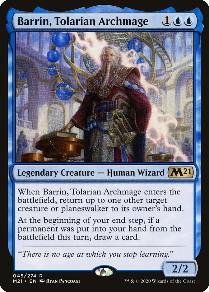 Barrin  Tolarian Archmage (Core Set 2021)