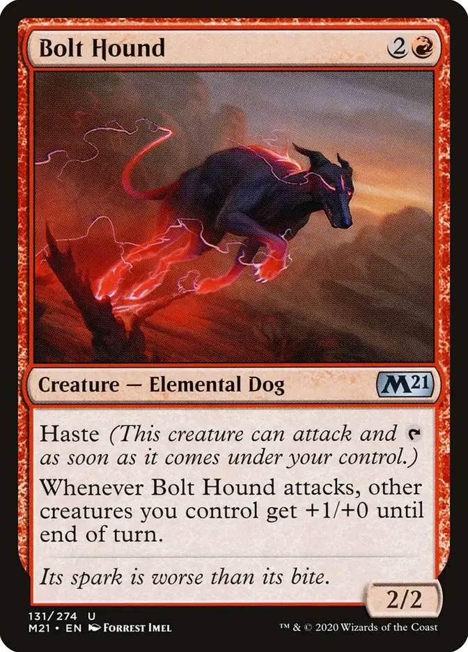 Bolt Hound (Core Set 2021)