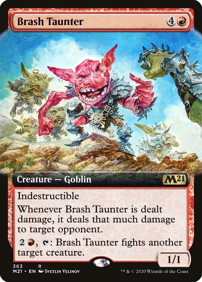 Brash Taunter (Core Set 2021)