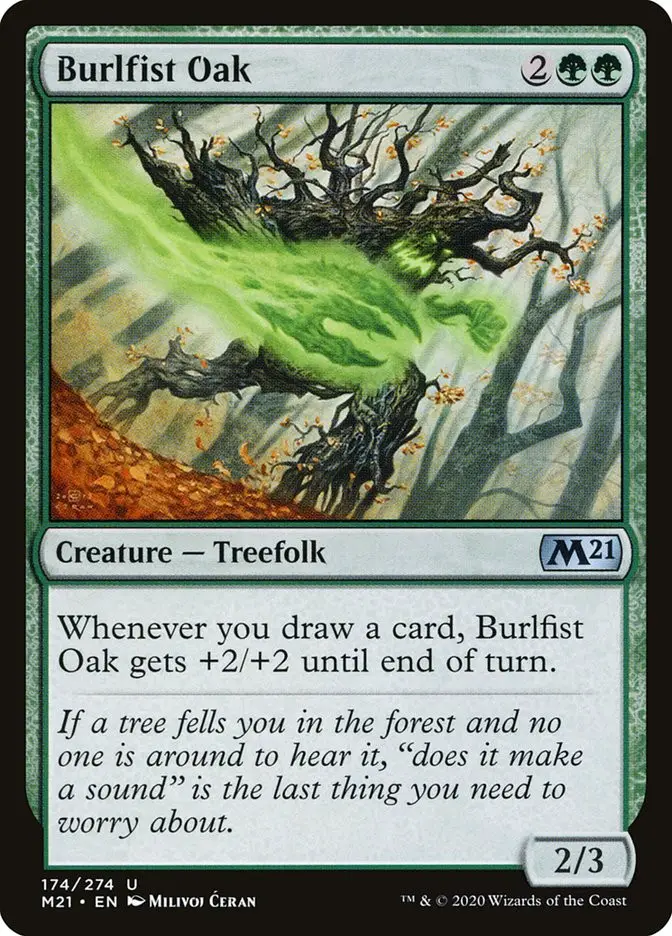Burlfist Oak (Core Set 2021)