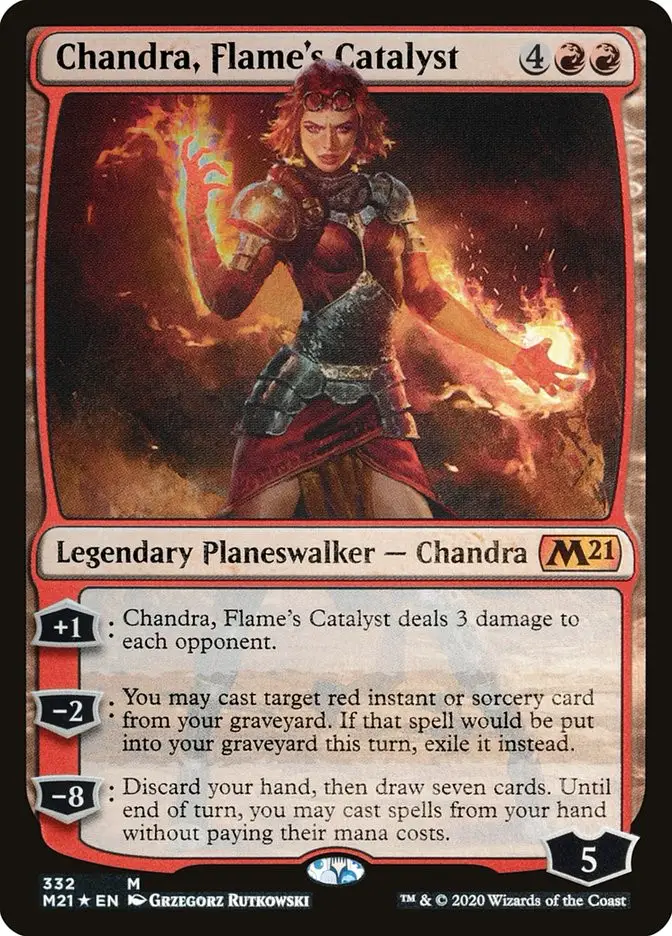 Chandra  Flame s Catalyst (Core Set 2021)