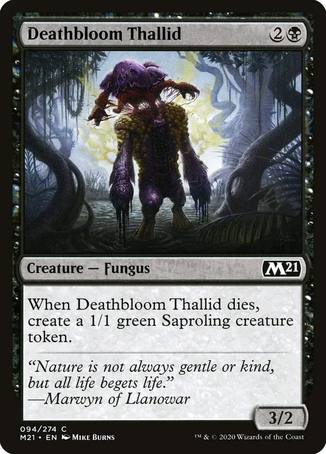 Deathbloom Thallid (Core Set 2021)