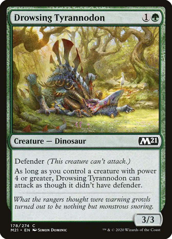 Drowsing Tyrannodon (Core Set 2021)