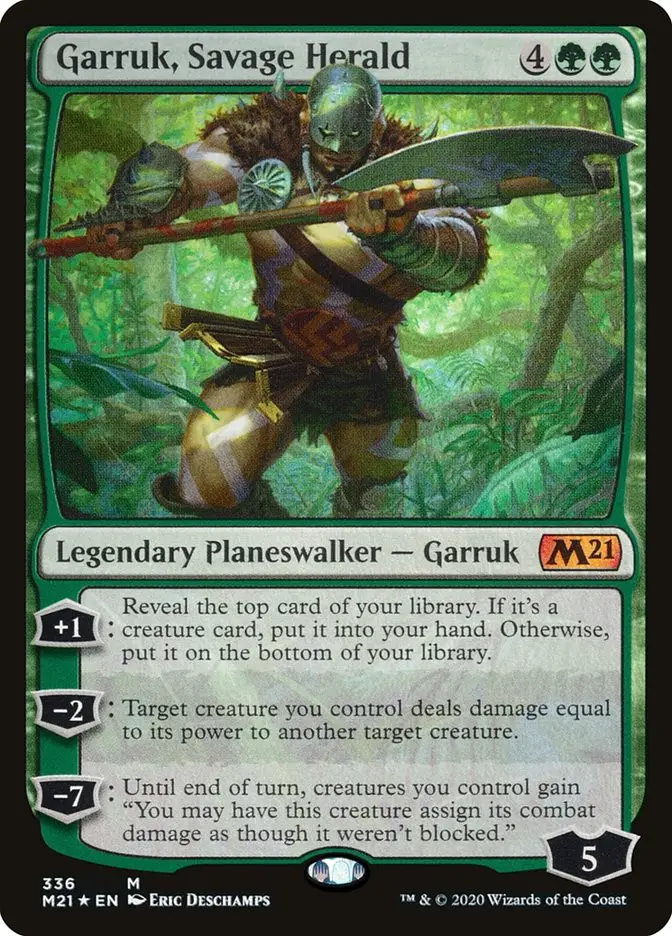 Garruk  Savage Herald (Core Set 2021)