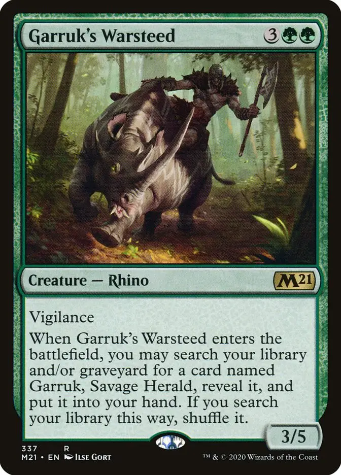 Garruk s Warsteed (Core Set 2021)