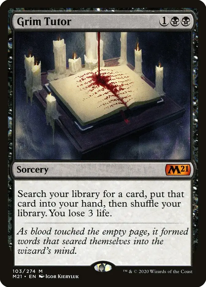 Grim Tutor (Core Set 2021)