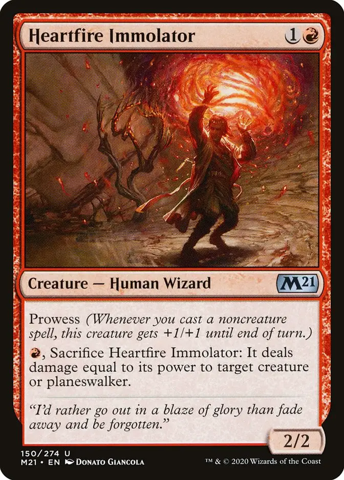 Heartfire Immolator (Core Set 2021)