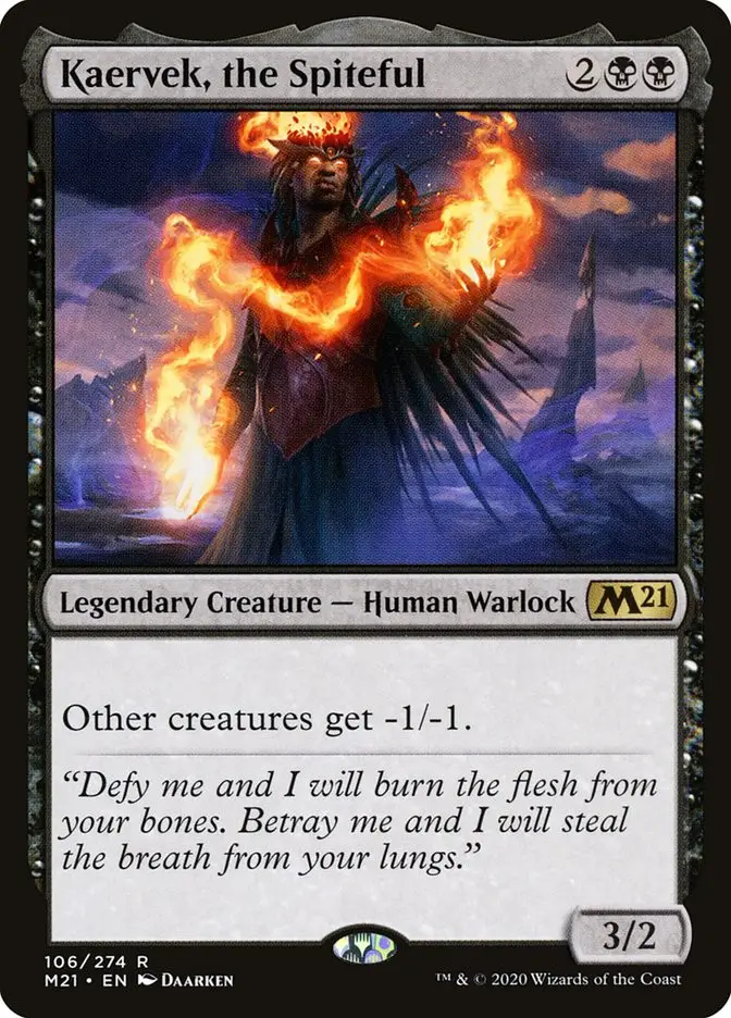 Kaervek  the Spiteful (Core Set 2021)