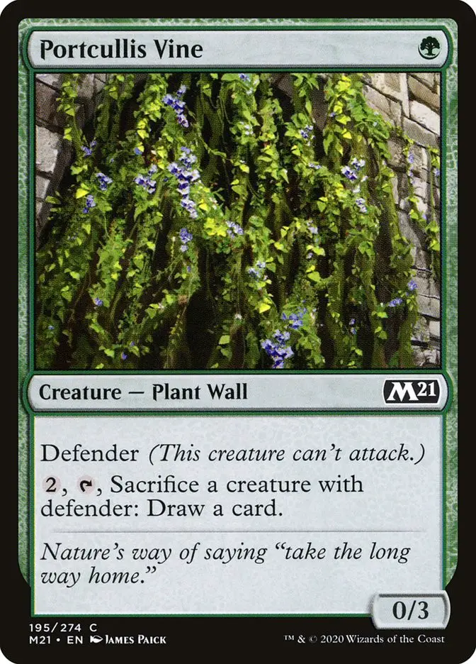 Portcullis Vine (Core Set 2021)