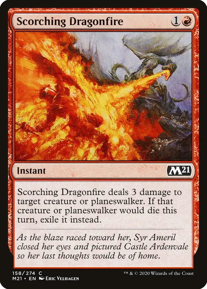 Scorching Dragonfire (Core Set 2021)
