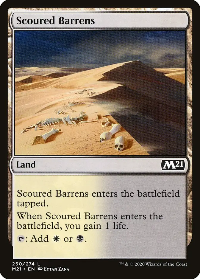 Scoured Barrens (Core Set 2021)